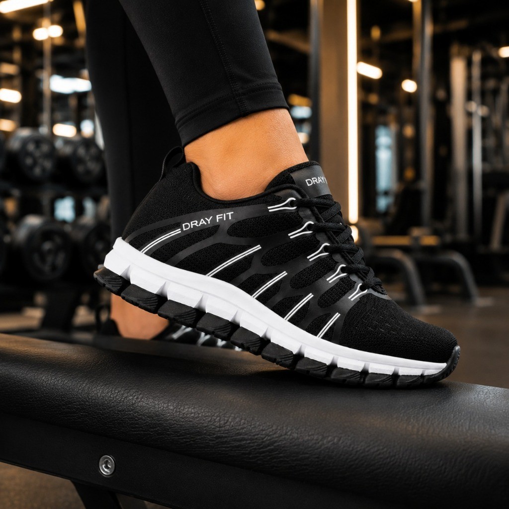 Tênis Masculino Feminino Academia Caminhada Trabalho Casual Leve Confortável Respirável Antiderrapante Esportivo
