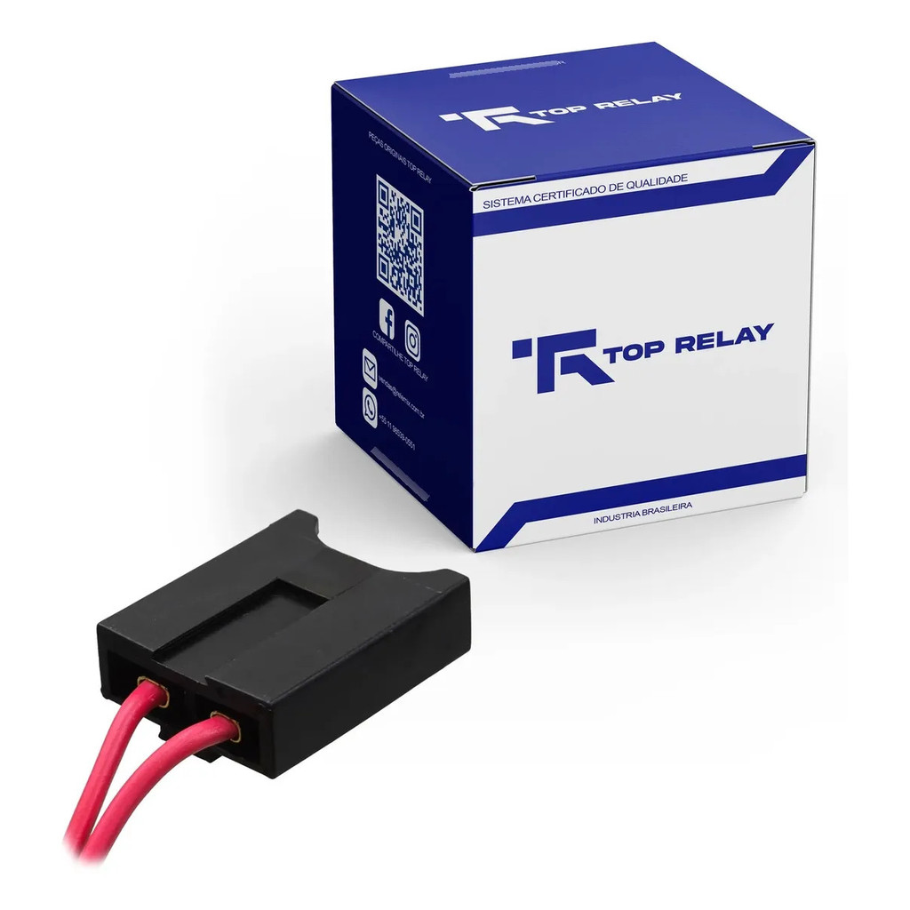 Kit 10 Porta Fusível Lâmina 1.5mm C/ Chicote Trf900003 1v