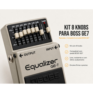 Kit 8 Knobs Para Pedal Boss GE7 Equalizer Knob Pedal BOSS