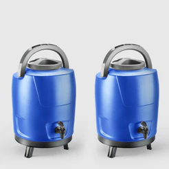 Kit com 2 Botijões Térmicos 9L Incess Blue Invicta