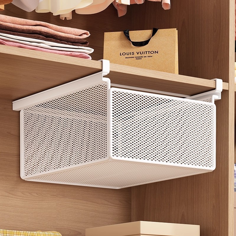 Armário pull-out divisória armário pendurado roupa interior meias caixa de armazenamento pendurado cesta tipo gaveta gua