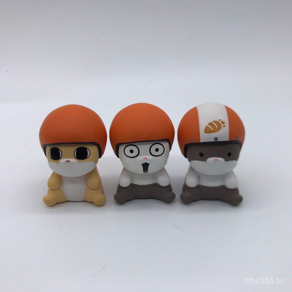 Miniaturas de personagens de anime e desenhos animados fofos e divertidos, peças soltas para montagem DIY, acessórios e 