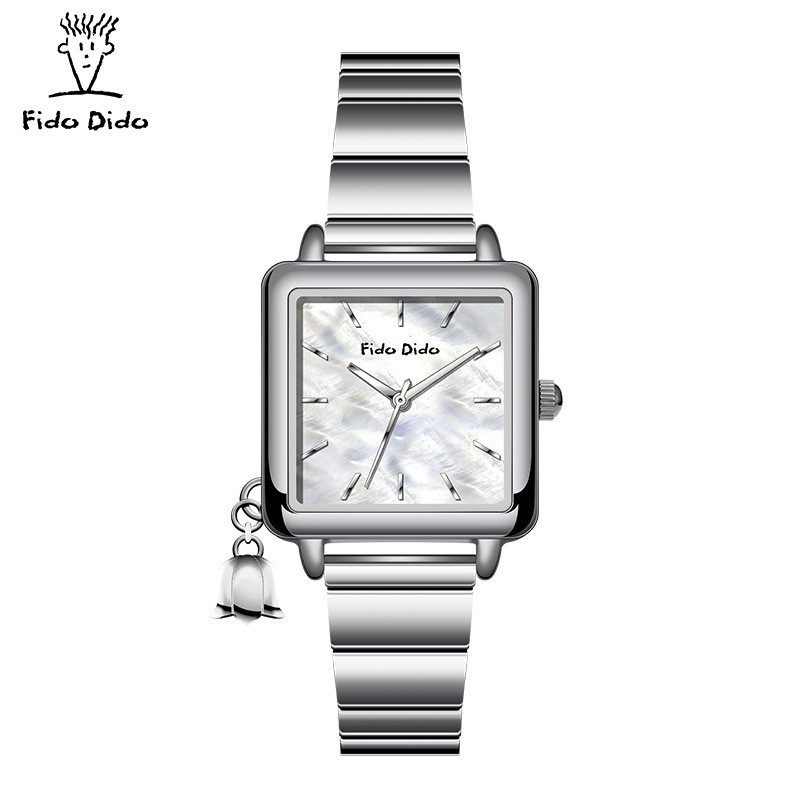 Relógio feminino FidoDido, Qixi Original Fashion High-End Square Pendant Gift Dando
