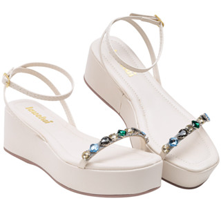 Anabela Sandália Tamanco Feminino Confortavel Moda Blogueira em Oferta na Shopee