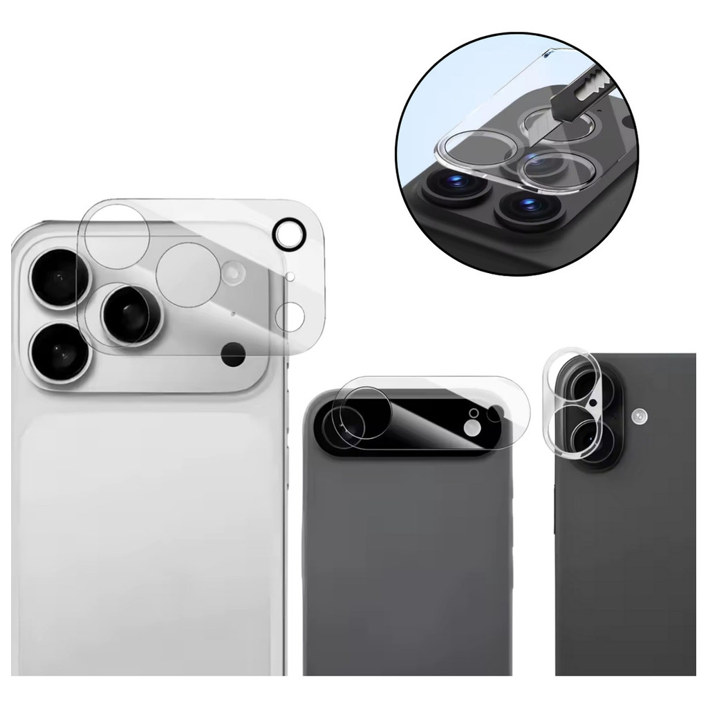 Película vidro 3d Proteção Lente da Câmera Para iPhone 17 17Pro 17Air 17Promax em Oferta na Shopee