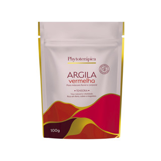 ARGILA VERMELHA - 100g - SACHÊ em Oferta na Shopee