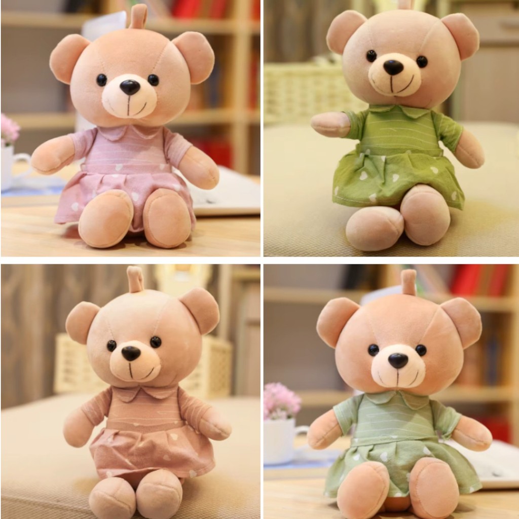 Ursinho De Pelúcia 29 cm Urso Antialérgico Para Decoração Presentes Cestas Maquina Grua