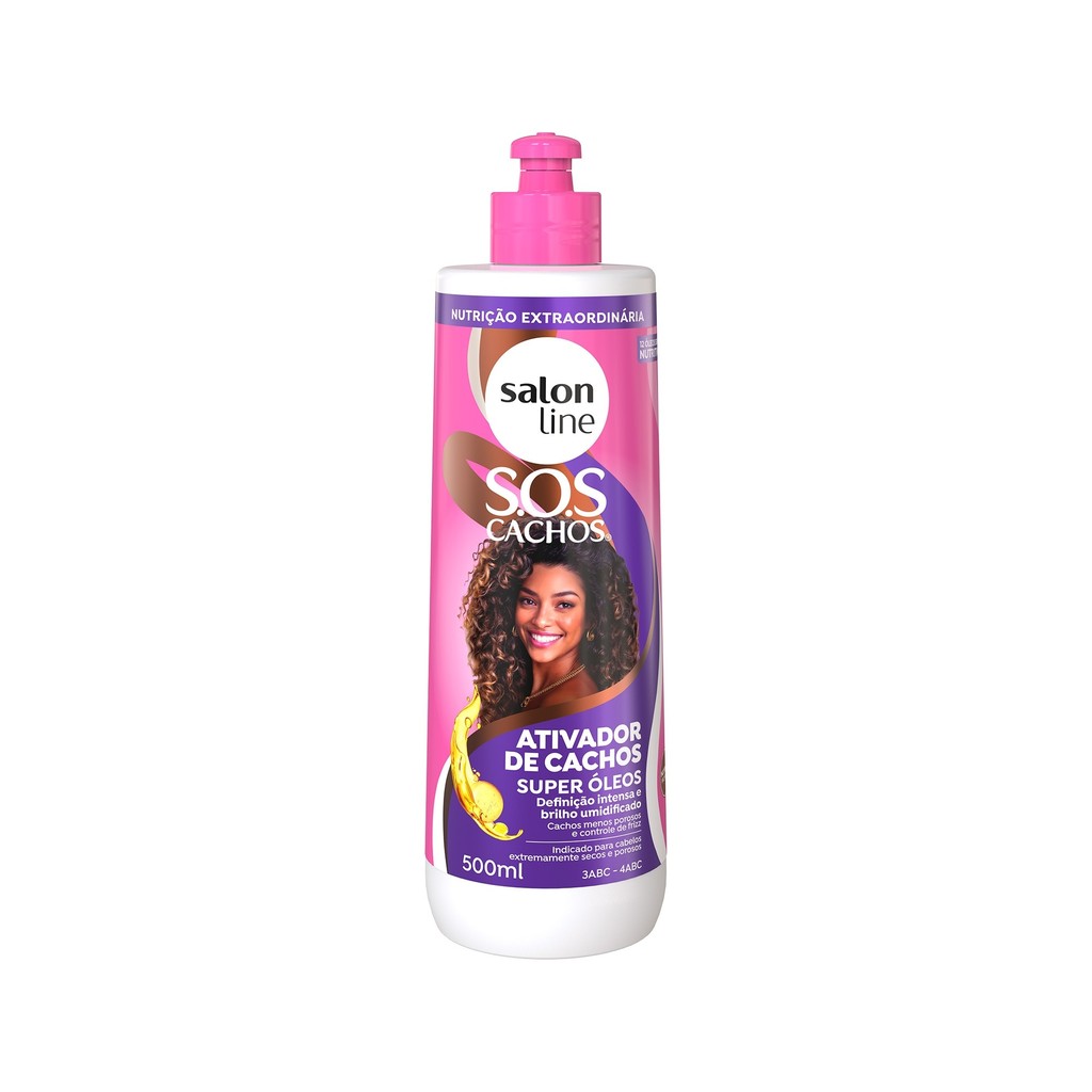 Ativador de Cachos SOS Cachos Super Óleos Salon Line 500ml