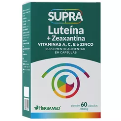 Supra Luteina + Zeaxantina - 500mg 60 Cápsulas - Herbamed