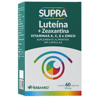 Supra Luteina + Zeaxantina - 500mg 60 Cápsulas - Herbamed em Oferta na Shopee
