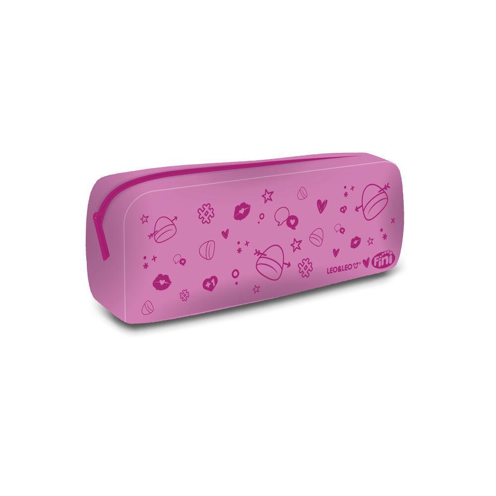Estojo Retangular de Silicone Beijos - Fini em Oferta na Shopee