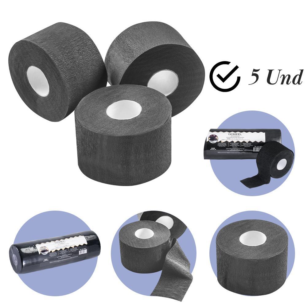 Gola Higiênica para Salão 5 Rolos Descartável Dompel Preta em Oferta na Shopee