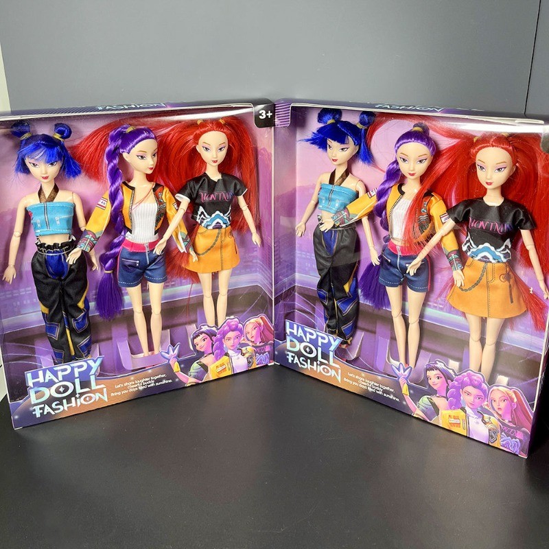 K-POP Demon Hunter Girl Boneca Brinquedo Corpo Inteiro Móvel Bonito Presente De Estudante em Oferta na Shopee