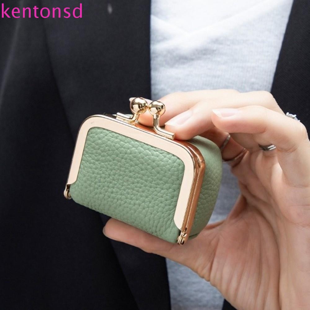 Bolsa De Moedas KENTONSD Kiss Lock , Quadrada Multifuncional De Couro Para Joias , Mini PU Itens Pequenos em Oferta na Shopee