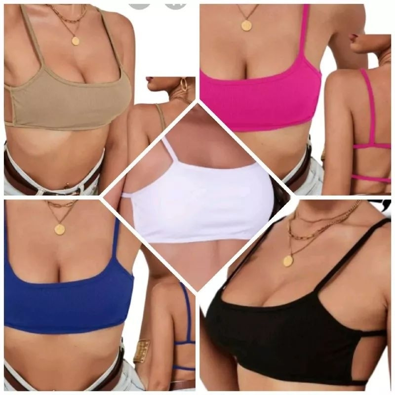 Kit 5 Top Academia Musculação Para Fitness Casual Treino em Oferta na Shopee