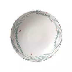 Conjunto com 6 Pratos Fundo Coup Stoneware Tempo de Festa Ø20,3cm 600ml