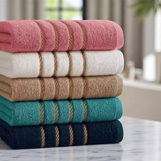 Kit 3 Toalha de Banho Dubai 100% Algodão 60x120cm Sortida Popular Alta Absorção em Oferta na Shopee