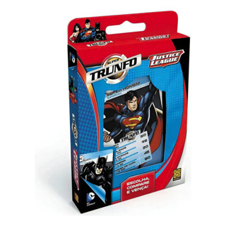 Super Trunfo Liga Da Justiça - Jogo De Cartas - Grow em Oferta na Shopee