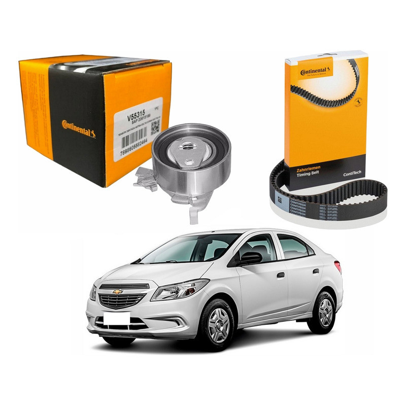 Kit Correia Dentada Tensor Prisma 1.0 1.4 2013 A 2016 em Oferta na Shopee