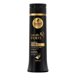 Shampoo Cavalo Forte Haskell 300ml - Reforça a Estrutura do Fio, Vegano e Sem Parabenos, pH 5.5