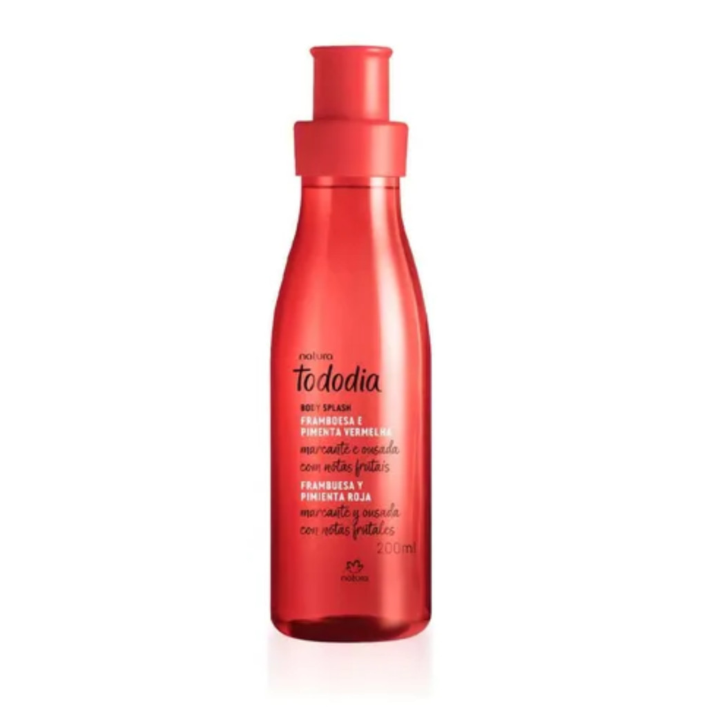 Body Splash Tododia Framboesa e Pimenta Vermelha 200ml - Natura