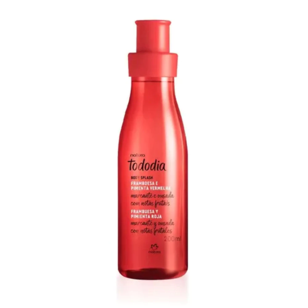 Body Splash Tododia Framboesa e Pimenta Vermelha 200ml - Natura