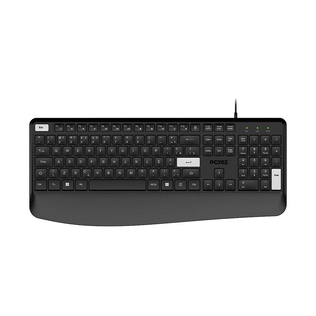 Teclado Usb Pcyes Extra Abnt2 - Ptexp
