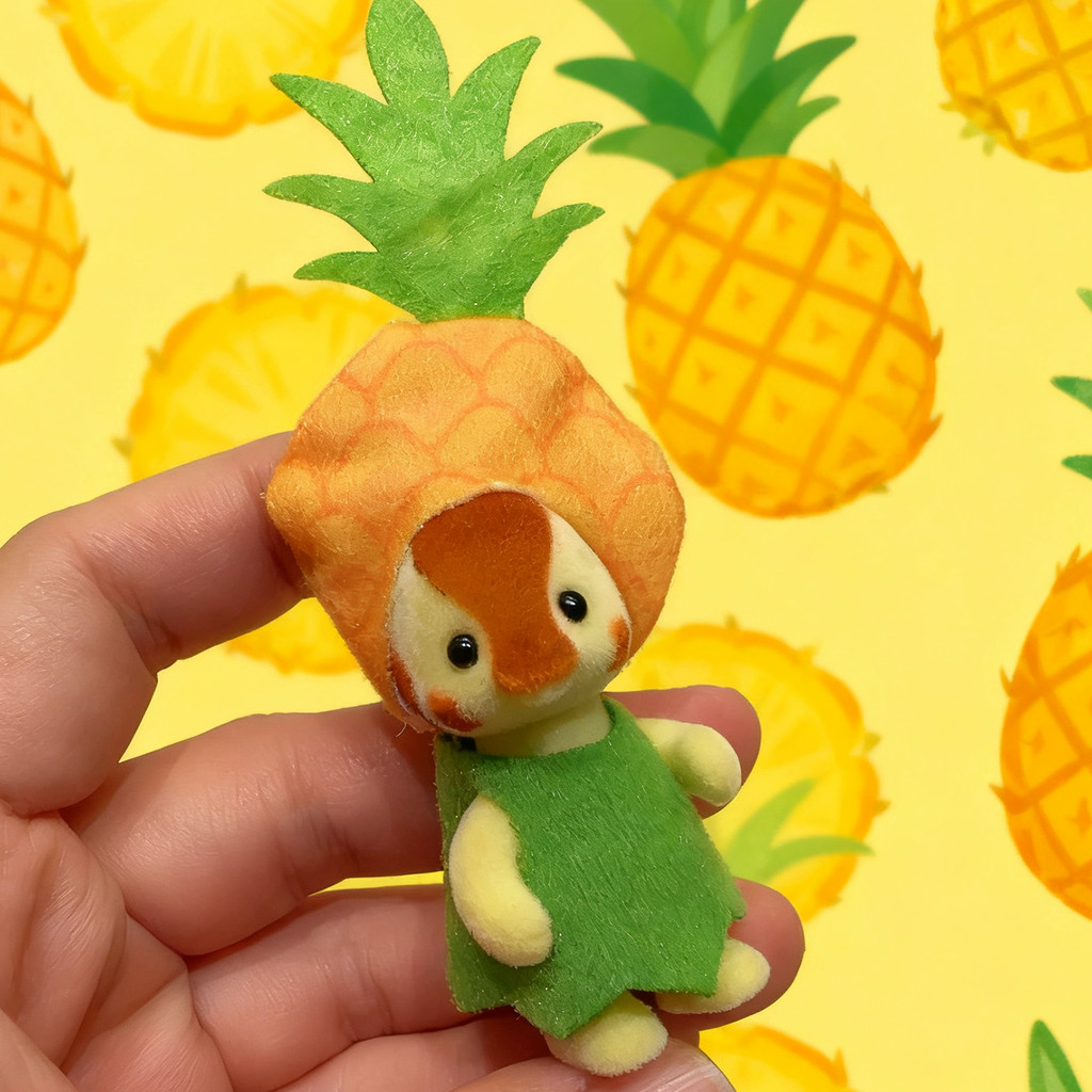 Sylvanian Families Roupa De Abacaxi Girafa Bebê t702 Bonecos De Pelúcia Infantis , Presentes Para Meninas