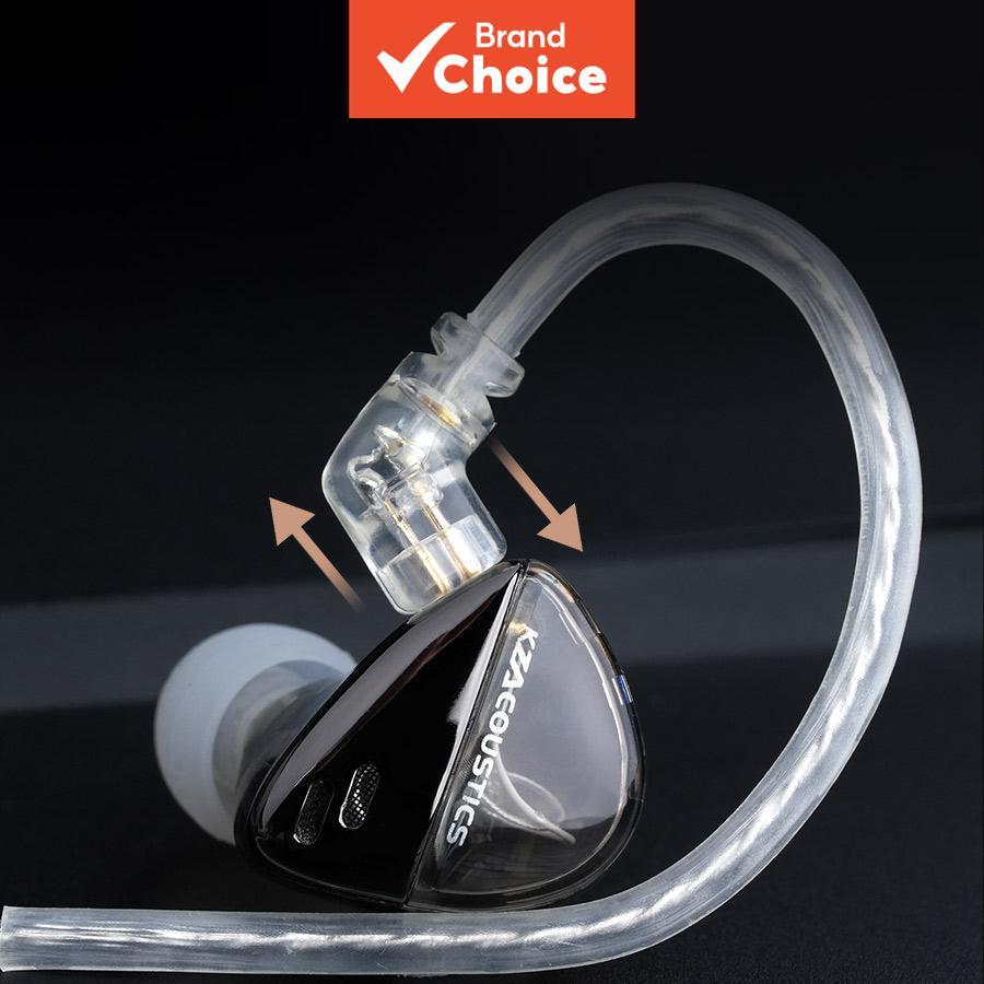 KZ Libra Fones De Ouvido Intra-Auriculares Monitores De Frequência Ultra Larga HiFi IEMs Removíveis Cabo Banhado A Prata
