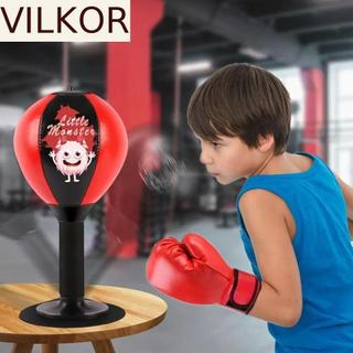 Saco De Treinamento De Boxe VILKOR , Com Ventosa , Pancadas De Mesa Montável Na Parede ,