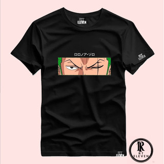 Camiseta Anime Mundo Geek Camiseta Malha Algodão 30.1 Linha Premium Unissex  Anime One Piece Zoro Eyes Envio Rápido