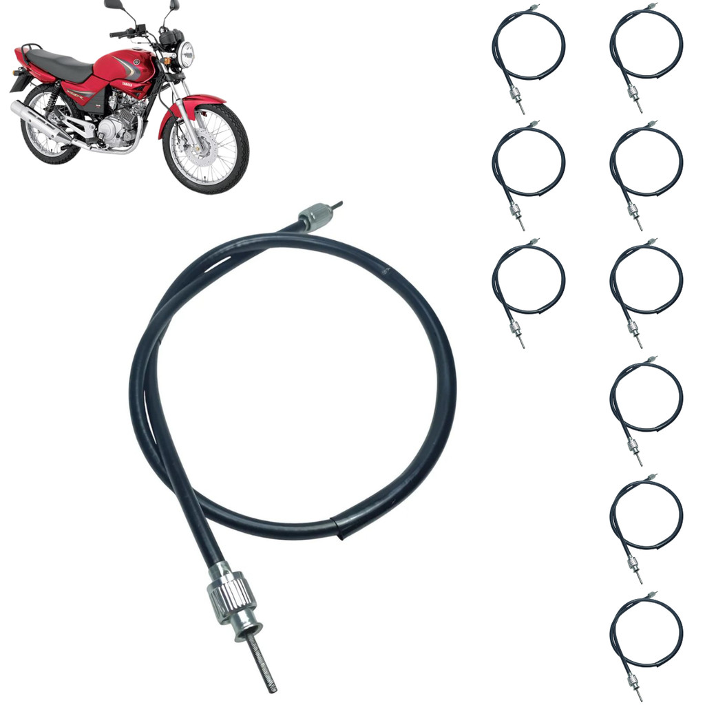 CABO VELOCIMETRO YAMAHA YBR 125 2002 2003 2004 2005 2006 2007 2008 EK SHIVER ORIGINAL OFICINA ATACADO KIT 10