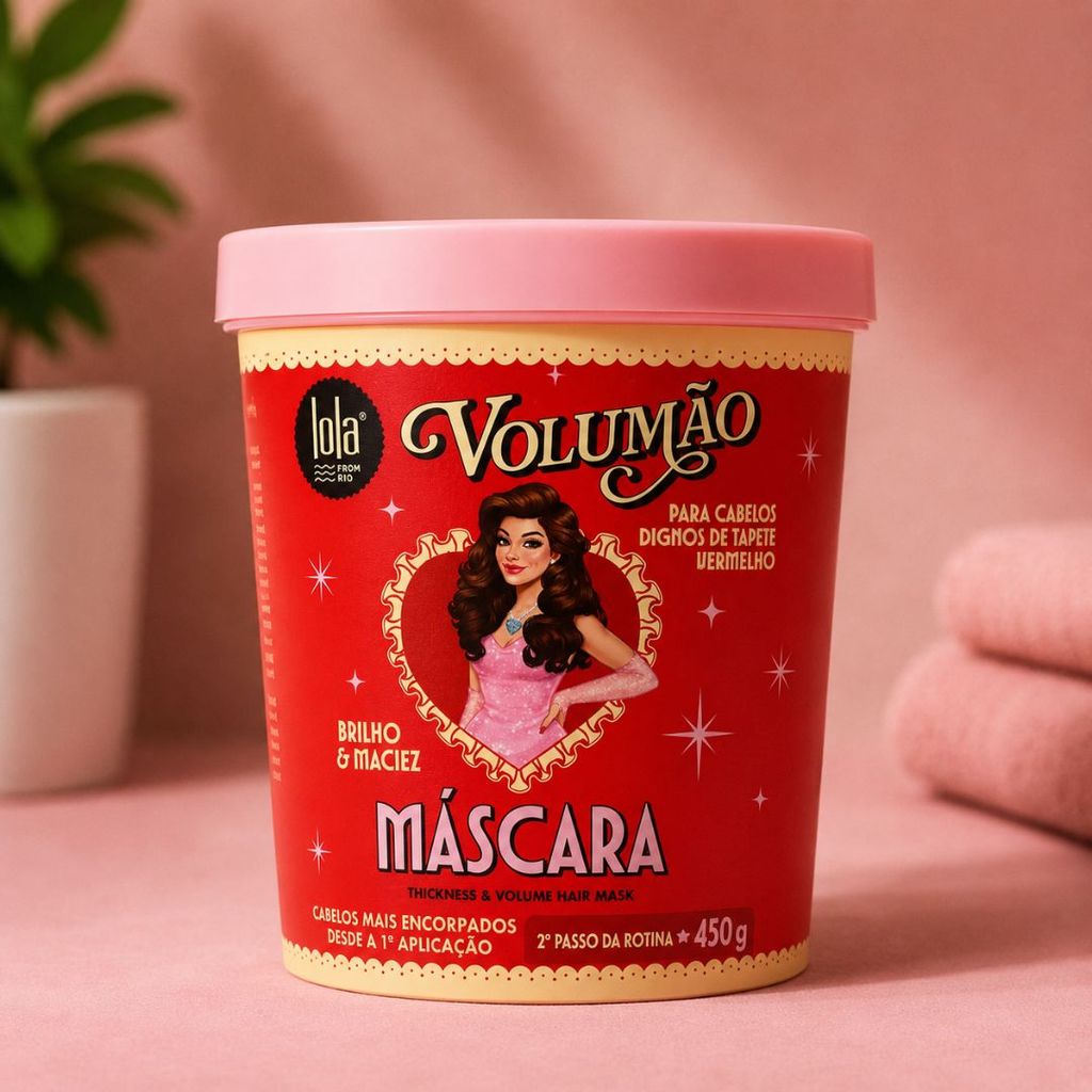 Kit Lola Volumão Spray 250ml + Máscara 450g | Volume, Brilho e Maciez — imagem 2 de 2