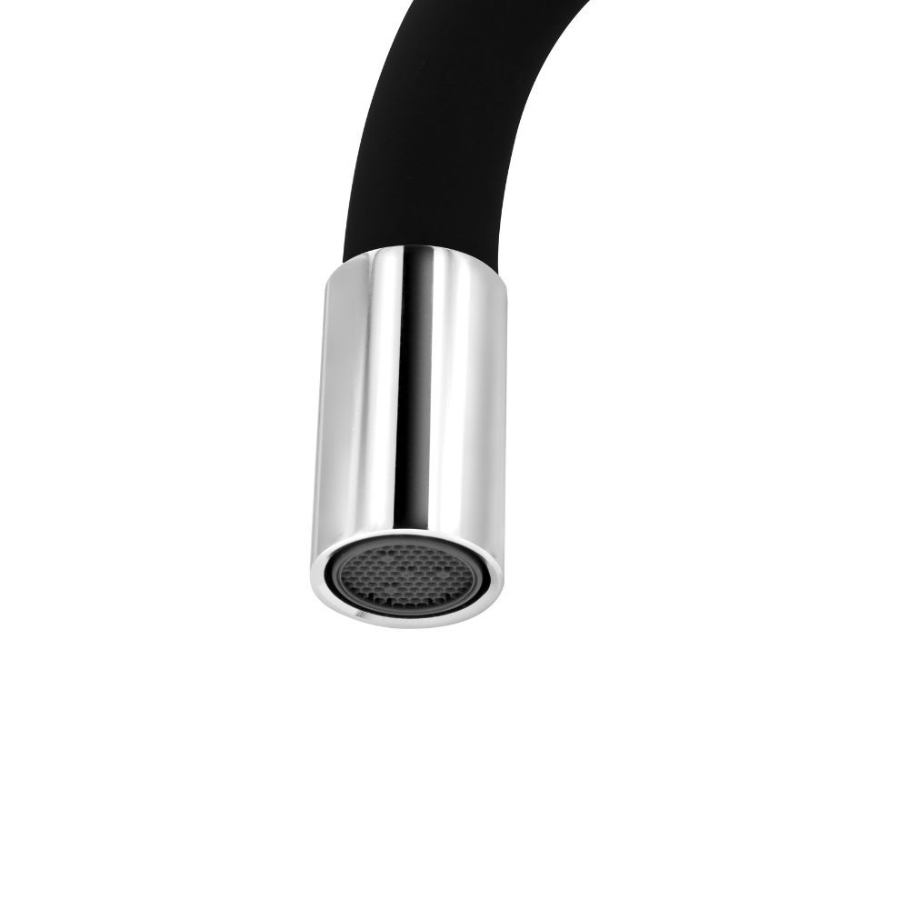 Torneira Misturador Gourmet Preto Flexível Cozinha Pia Mesa — imagem 2 de 2