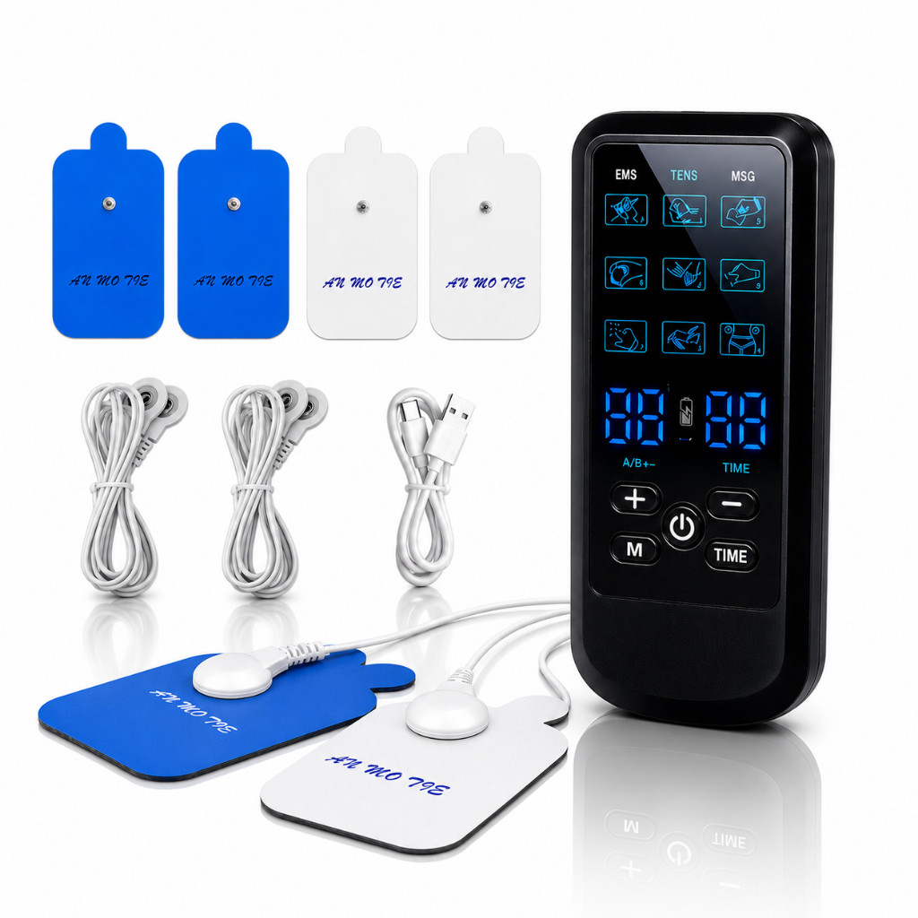 Estimulador Elétrico De Pulso Muscular USB Massageador Corporal Recarregável Alívio Da Dor Do Braço Cervical Pescoço