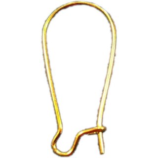 20 Peças. Ganchos para Brincos em Forma de Rim Banhados a 25mm / 1" Acessórios Tibetanos para Brincos EK15 charme o