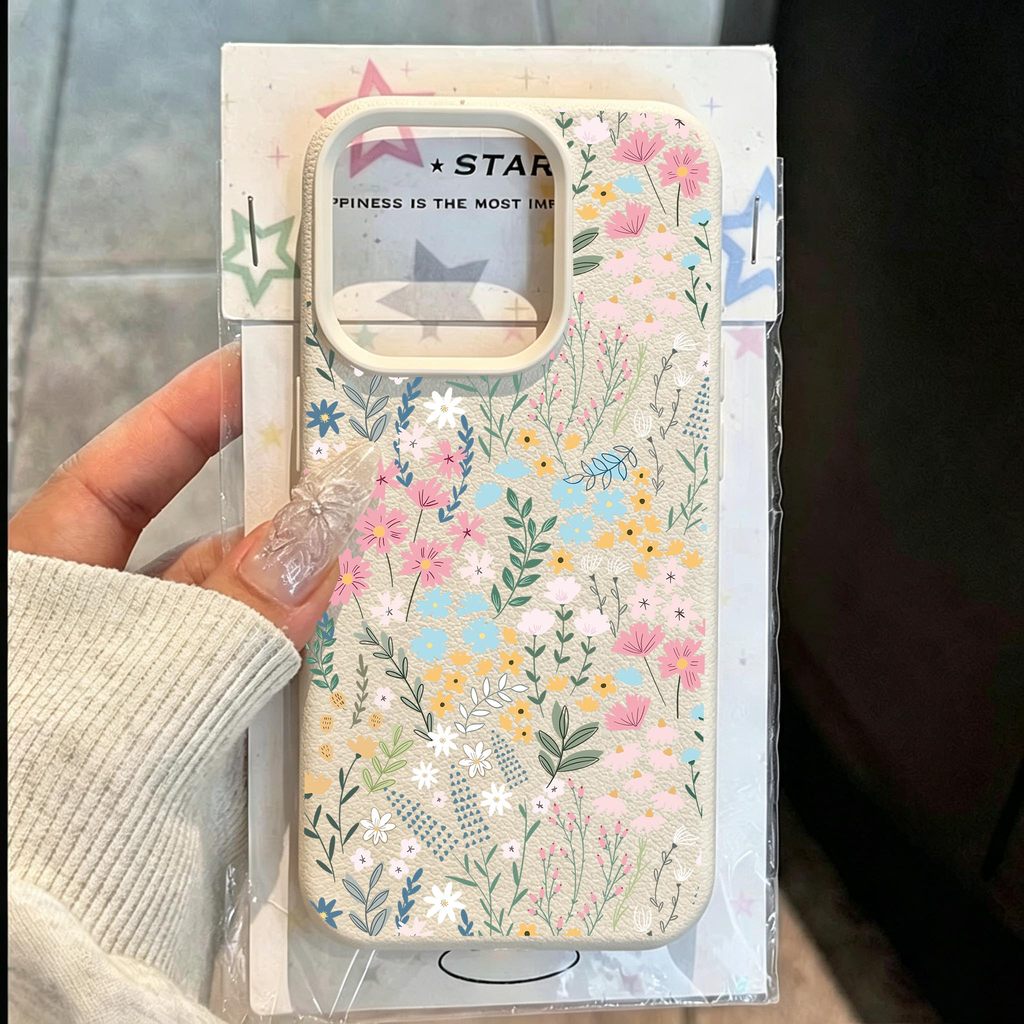 Fresco Pequena Flor Folhas Caso Para Samsung Galaxy A57 A37 A27 A07 A17 A36 A26 A15 A52 A54 A36 A55 A35 A16 5G Telefone 