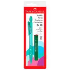 Lapiseira 0.5mm Bubble Verde Água pastel SM/05BBVA\532565 com 1 unidade Faber-Castell