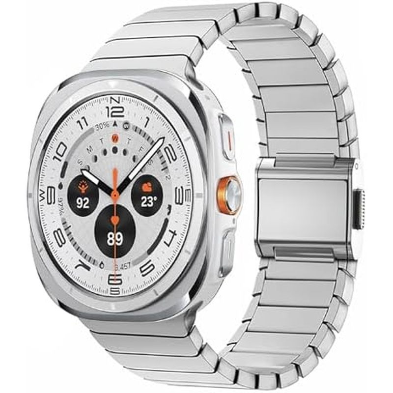 Pulseira De Titânio Robusta VeveXiao Compatível Com Samsung Galaxy Watch 7 Ultra