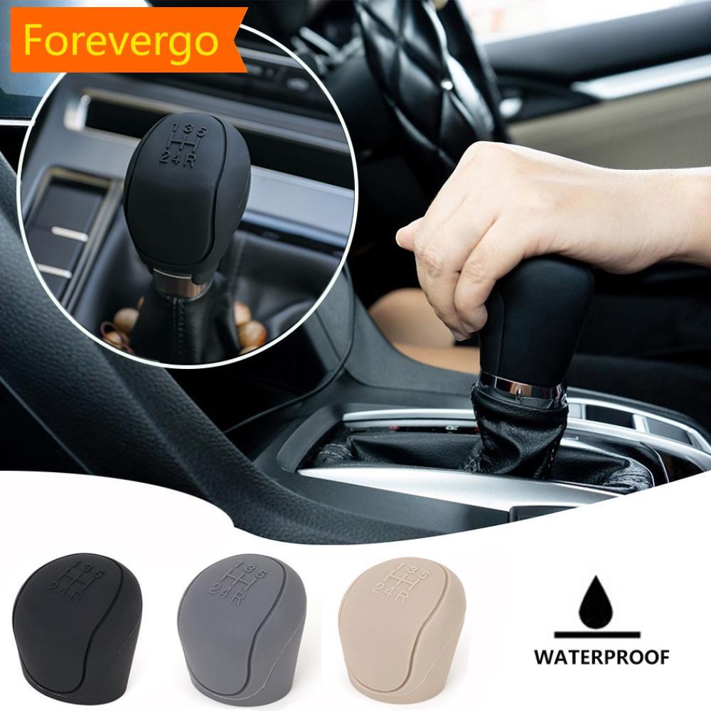 Capa Para Botão De Mudança De Cabeça De Engrenagem De Carro forevergo , De Silicone Antiderrapante Marcha De Automóveis