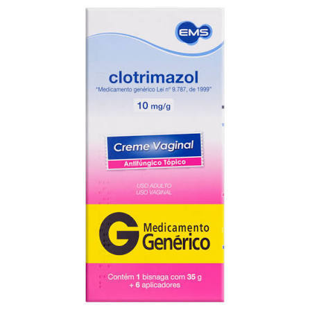 Creme Vaginal AntiFúngico Tópico 1 bisnaga 6 Aplicadores