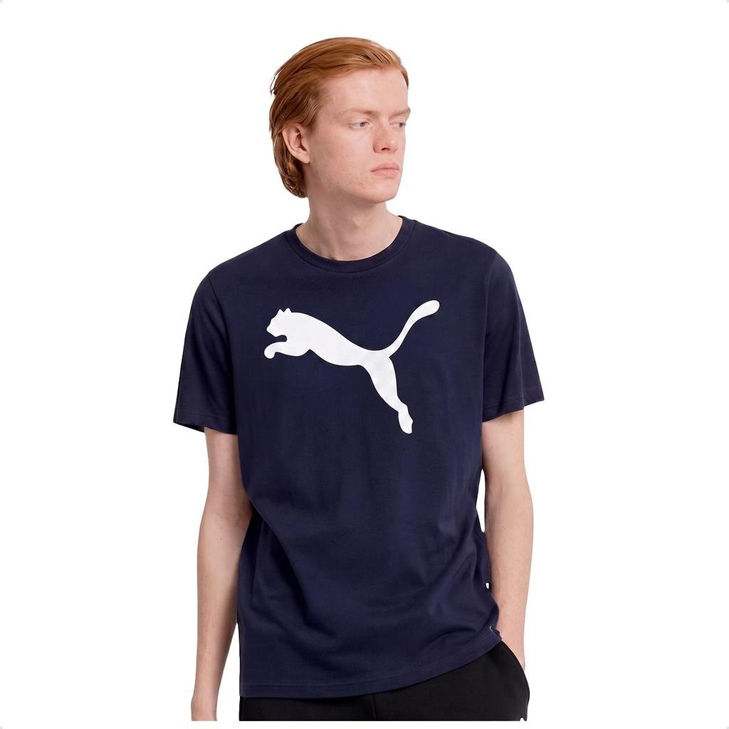 Camiseta Puma ESS Logo Poly Tee Masculina Original com Nota Fiscal e Garantia