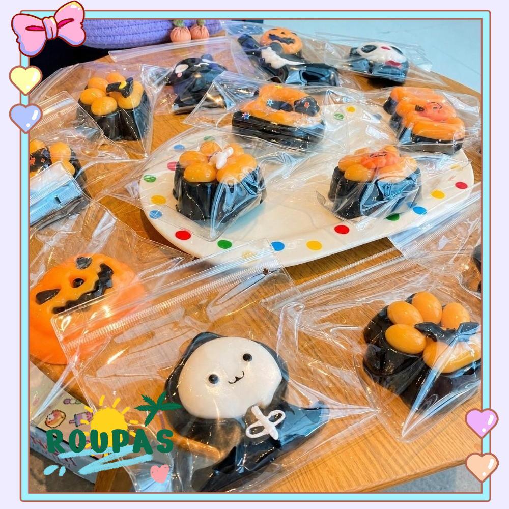 Brinquedo Sensorial ROUPAS , Brinquedos De Apertar De Halloween De Recuperação Lenta De Abóbora , De Descompressão De Pa