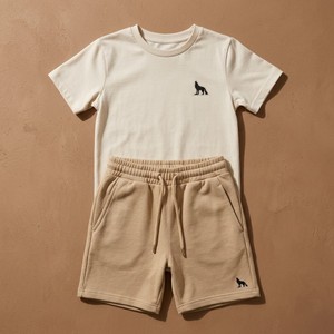 Kit Infantil Camiseta Algodão e Short Masculino