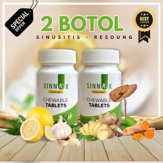 Sinnox - Combo de 2 Frascos de Suplemento para Sinusos e Pulmões com Vitaminas