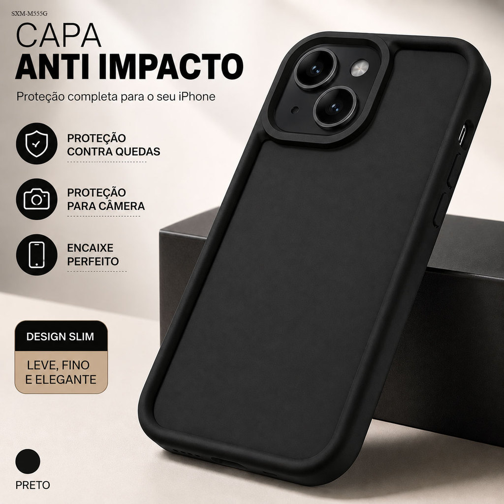 Capinha Anti Impacto Para Samsung Galaxy M55 M54 M53 M34 M31 M23 M22 M12 M13 5G