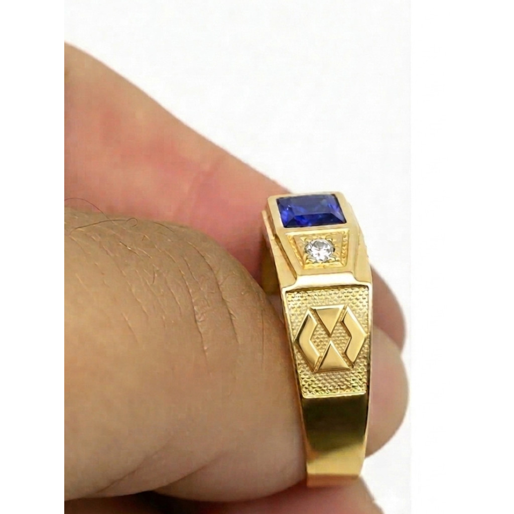 Anel de Formatura Administração Banhado Ouro 18K