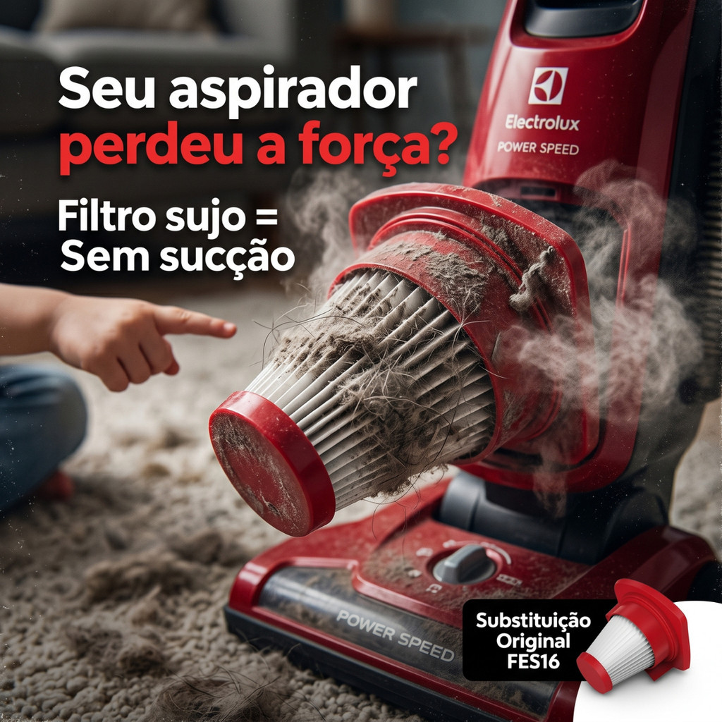 Filtro HEPA para Aspirador Power Speed Electrolux STK13 até STK15