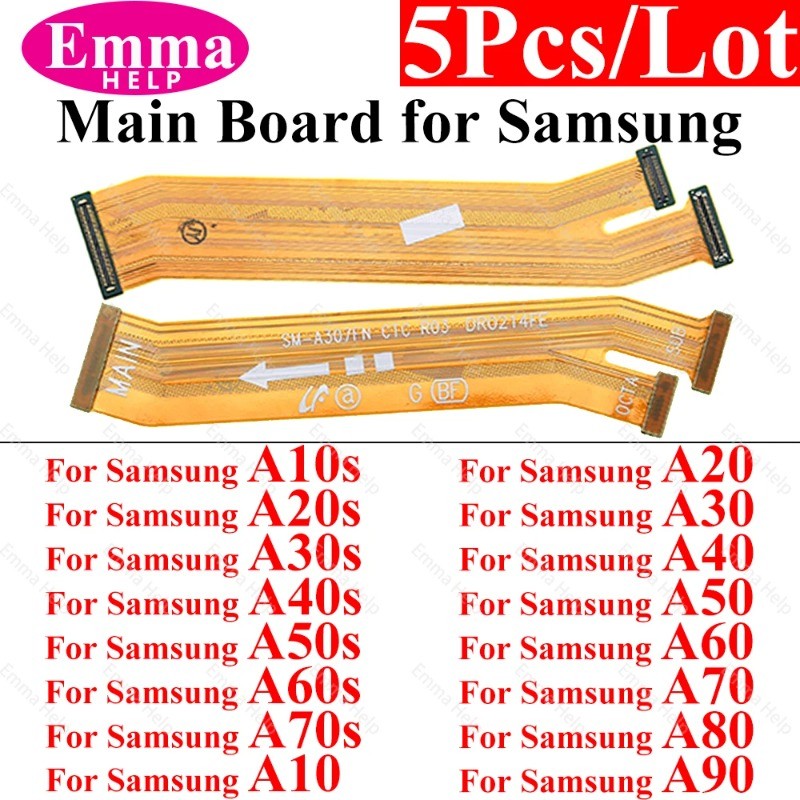 5 Pçs/Lote Placa Principal De Carregamento Cabo Flexível Para Samsung Galaxy A10 A20 A30 A40 A50 A60 A70 A80 A90 S-Mãe C