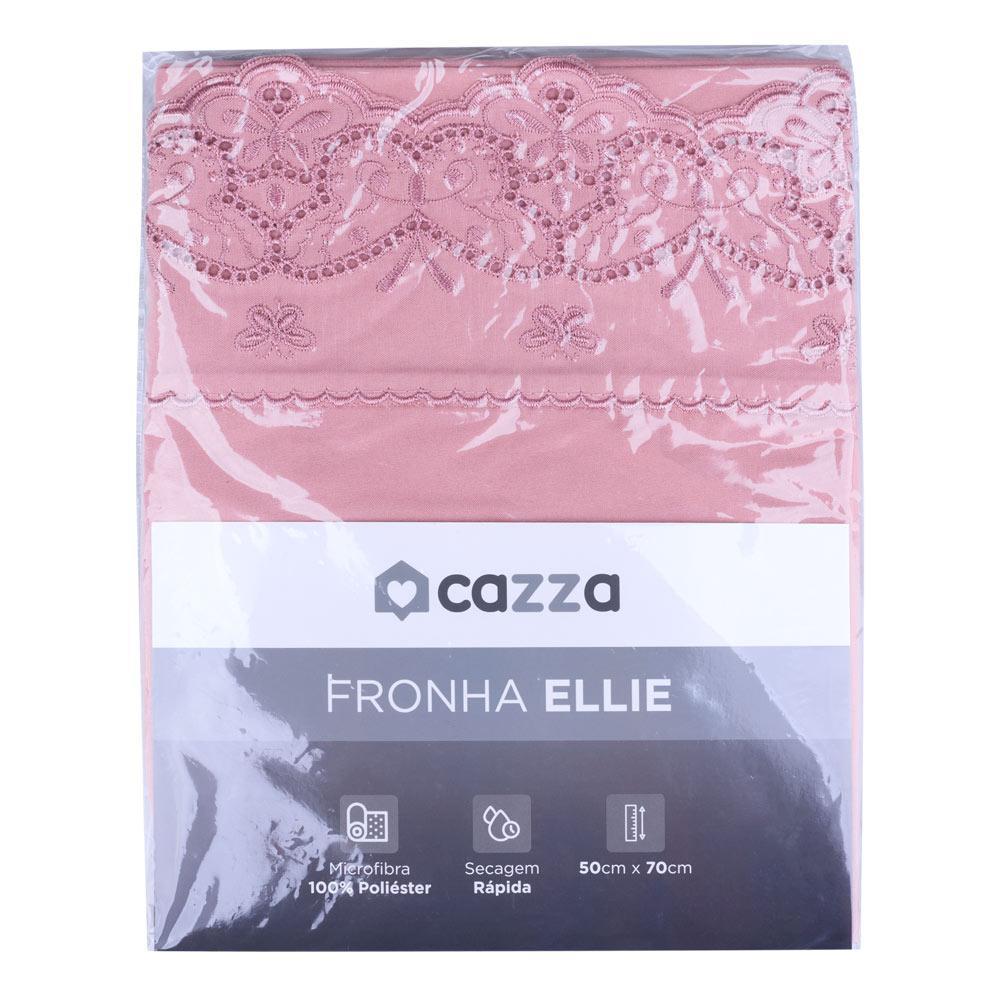 Fronha Microfibra 50x70 Ellie Cazza Rosa